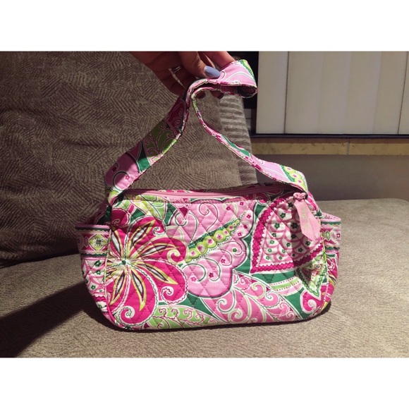 Vera Bradley Pinwheel Pink Maggie Bag - Picture 2 of 4